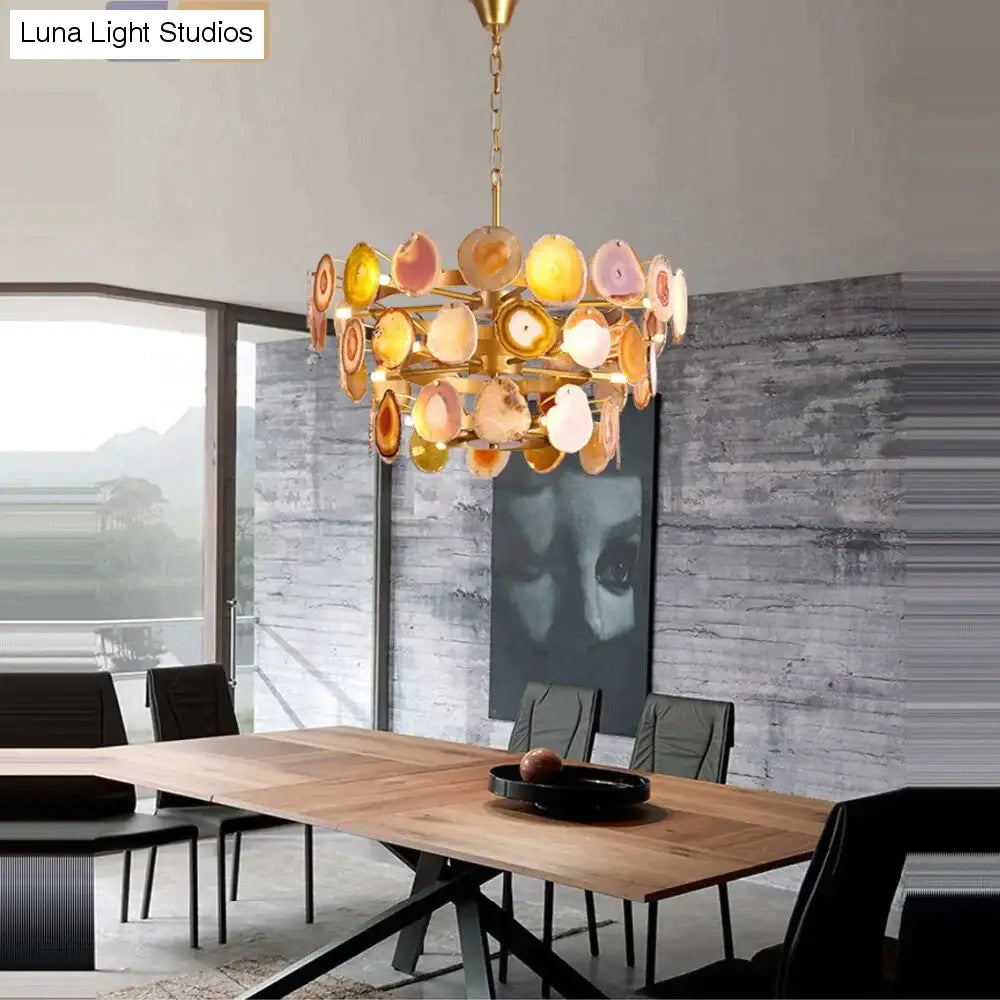 Led G9 Postmodern Iron Agate Designer LED Lamp LED Light.Pendant Lights.Pendant Lamp.Pendant light For Dinning Room Foyer Store