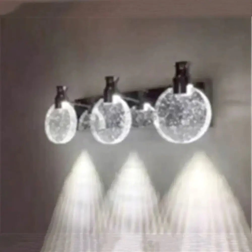 Eenvoudige kristallen LED-wandlamp voor badkamerslaapkamer