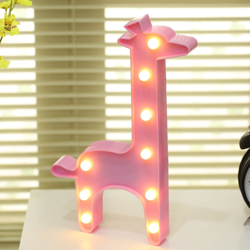 Lampada da tavolo da camera per ragazze con luce notturna modellabile a LED con gancio - Decorazione novità, alimentata a batteria