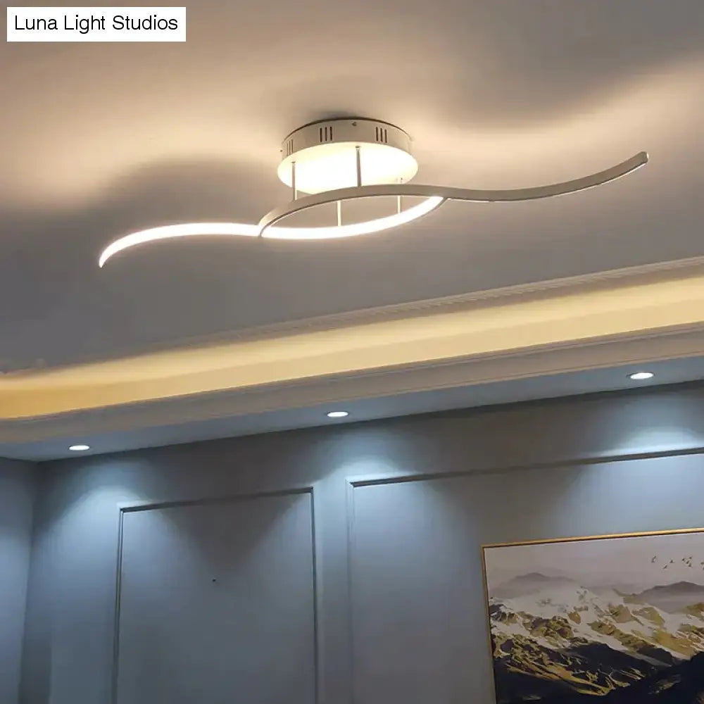 Luces de techo Led modernas para sala de estar, dormitorio, sala de estudio, vestíbulo, lámpara de techo redonda para el hogar, acabado mate en blanco y negro