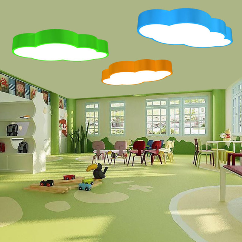 Wolkenförmige Kinderzimmer-Deckenlampe aus Acryl, 18