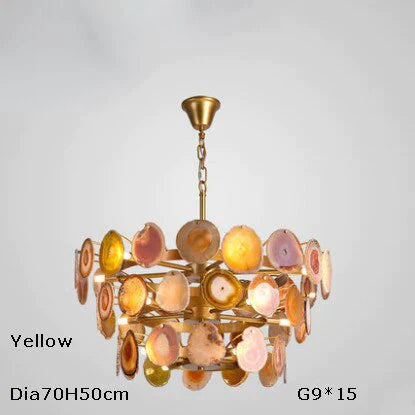 Led G9 Postmoderno Ferro Agata Designer Lampada a LED Luce a LED. Luci a sospensione. Lampada a sospensione. Lampada a sospensione per sala da pranzo Foyer Store