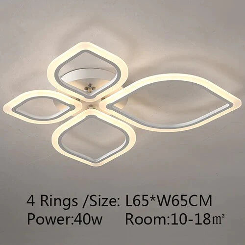 Moderne plafondverlichting LED-lamp voor woonkamer slaapkamer studeerkamer witte kleur opbouw plafondlamp deco