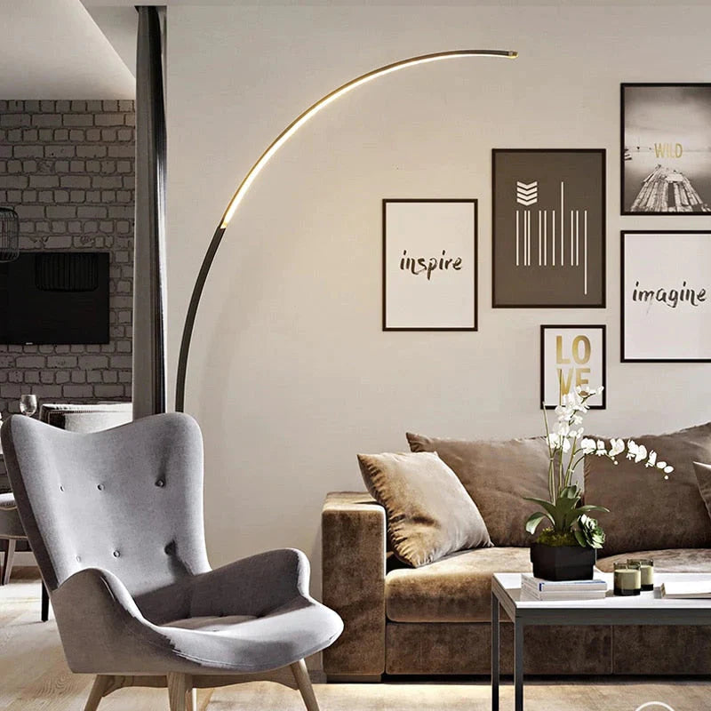 Lampadaire Led moderne et simple, décoration artistique, style nordique, pour salon, chambre à coucher, salle d'étude