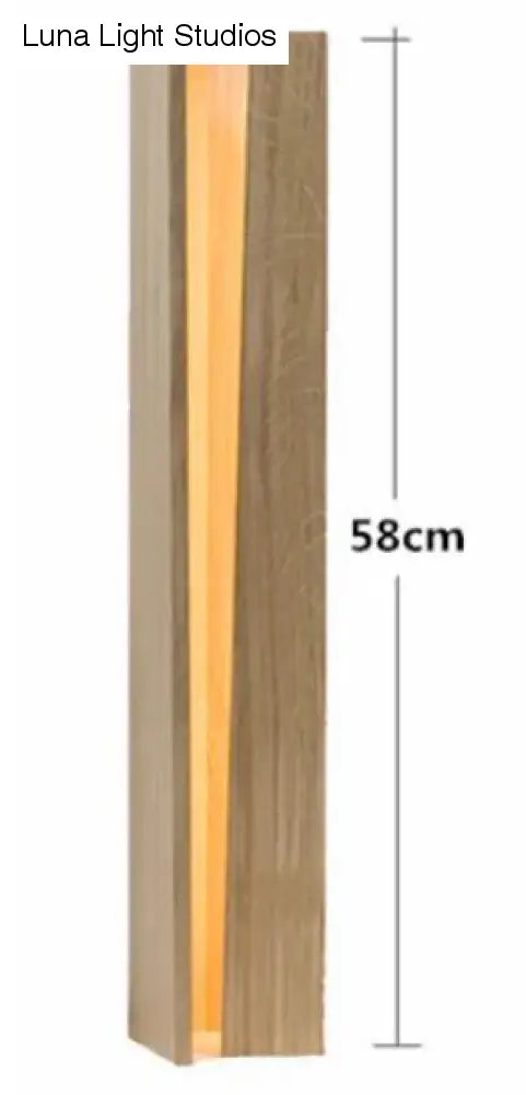 Lampadaires de décoration en bois massif de style japonais lampe sur pied led lampadaires nordiques MING