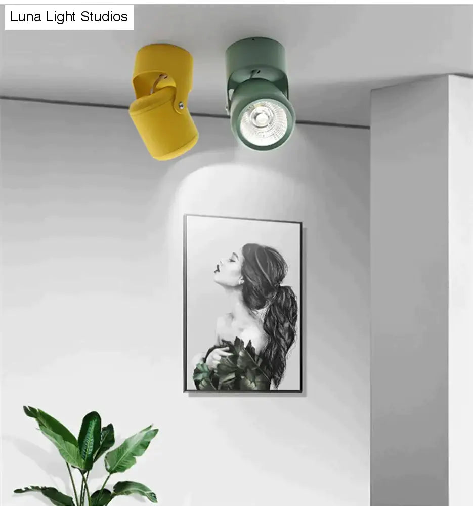Morden LED plafonnier 20w 15w 10w plafonniers salon luminaire chambre cuisine 360 ​​degrés rotation Spot lumière