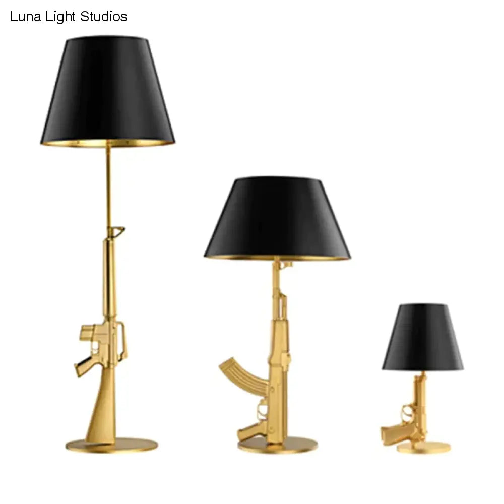 Nordic Modern AK47 Gun_Lounge Silbrig Gold Glanz Schlafzimmerlampe LED Stehlampen Kinder Kinderzimmer Leuchten Home Loft Dekor