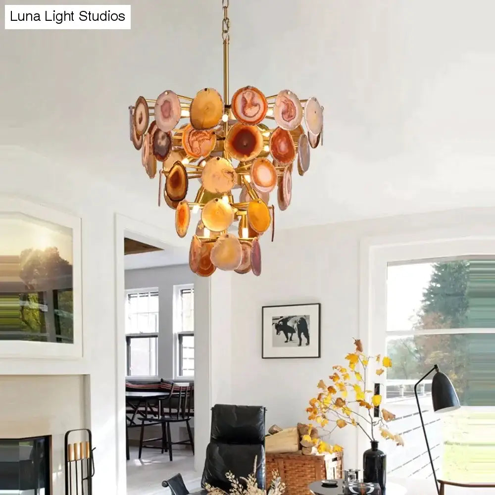 Led G9 Postmoderno Ferro Agata Designer Lampada a LED Luce a LED. Luci a sospensione. Lampada a sospensione. Lampada a sospensione per sala da pranzo Foyer Store