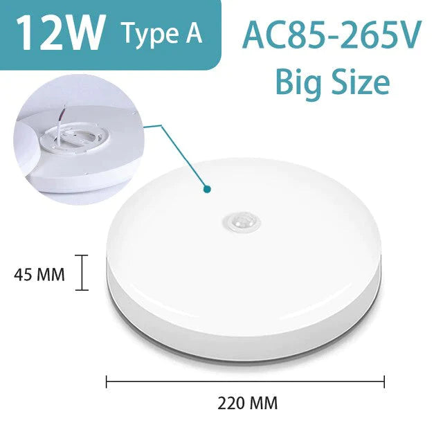 Led-deckenleuchten Lampe Smart Motion Sensor Licht 12W 15W 18W 20W 30W 40W decke Lampen Nacht Lightling Leuchte Für Küche