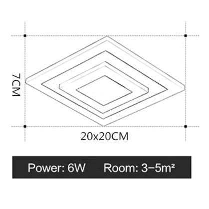LED-plafondverlichting Lampara Techo Dormitorio Dimbaar Opbouwmontage Inbouw Voor Keuken Gang Badkamer Studie Modern plafon led