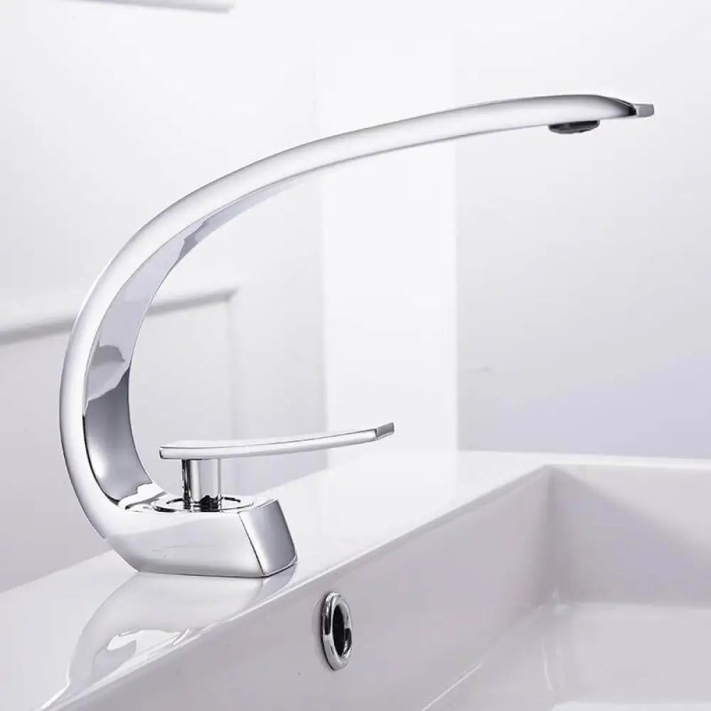HydroBliss - Robinet de salle de bain à col de grue