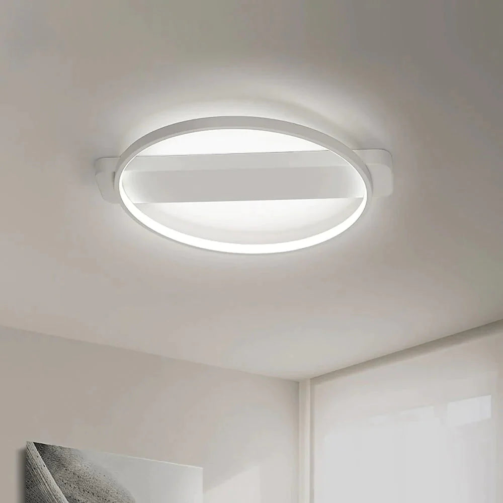 Plafonnier Led circulaire nordique, luminaire de salon, chambre à coucher, cuisine, montage en Surface, plafonnier avec télécommande
