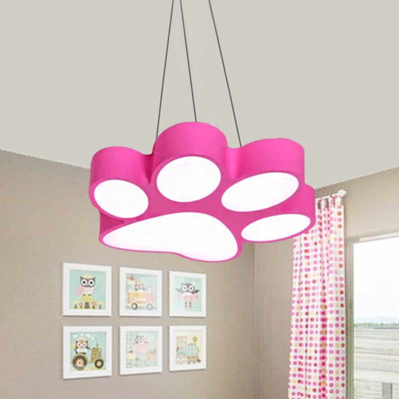 Lampe suspendue LED de dessin animé - Lampe suspendue de salle de bain Doggy Paw