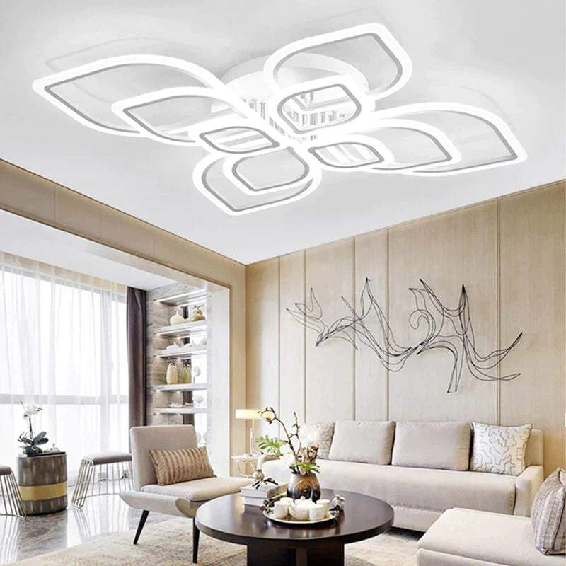 Moderne plafondverlichting LED-lamp voor woonkamer slaapkamer studeerkamer witte kleur opbouw plafondlamp deco