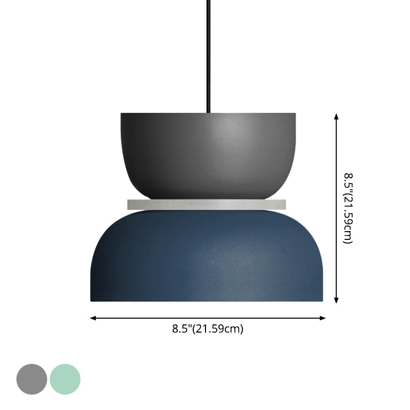Illuminazione a sospensione moderna e contemporanea Lampada a sospensione a LED colorata Macaron