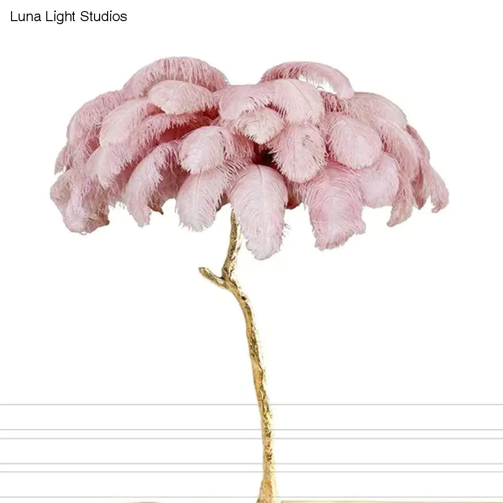 Moderne luxe verenvloerlamp Woonkamerdecoratie Vloerlamp Standlicht Decoratieve staande lamp Binnenslaapkamerverlichting