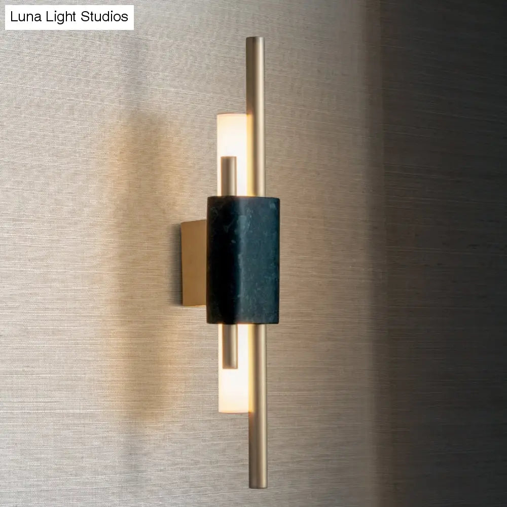 Moderne marmeren led-wandlamp voor woonkamer slaapkamer badkamer loft decor