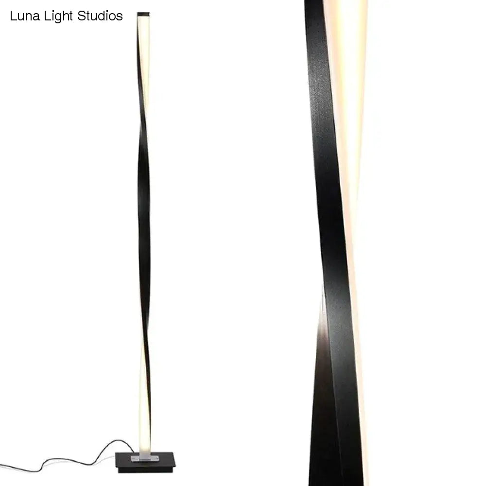 Moderne LED-vloerlamp voor woonkamers Moderne staande paallamp voor studeerkamers Kantoren Helder dimbaar vloerlicht