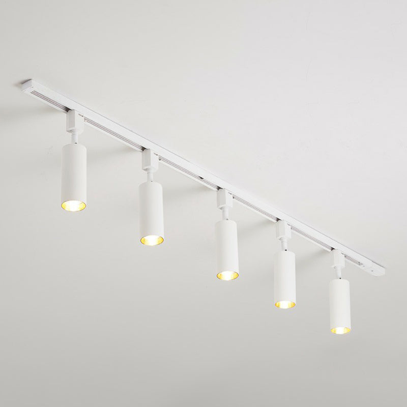 Buisvormige LED-raillamp in Scandinavische stijl - Moderne metalen woonkamerspot