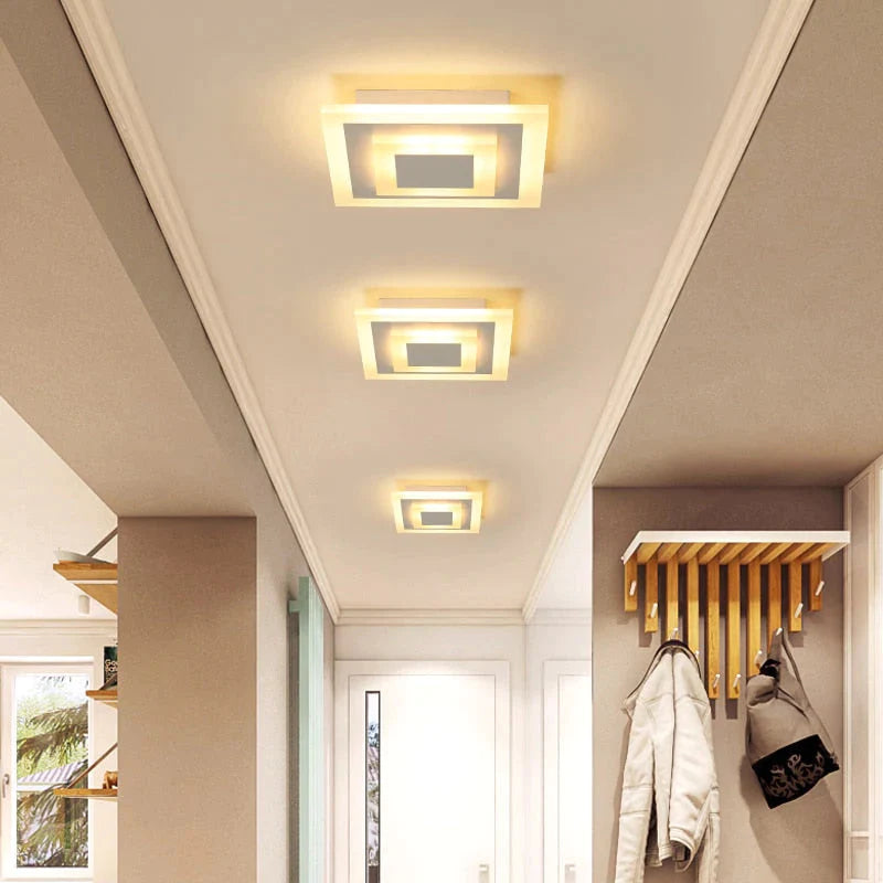 LED-plafondverlichting Lampara Techo Dormitorio Dimbaar Opbouwmontage Inbouw Voor Keuken Gang Badkamer Studie Modern plafon led