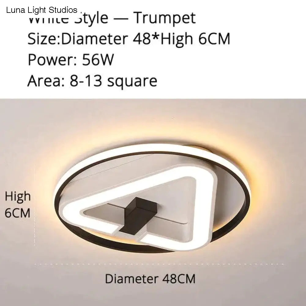 Moderne LED Dreieck Deckenleuchten Für Wohnzimmer Schlafzimmer Innenbeleuchtung Deckenleuchte Leuchte Fernbedienung Dimmen