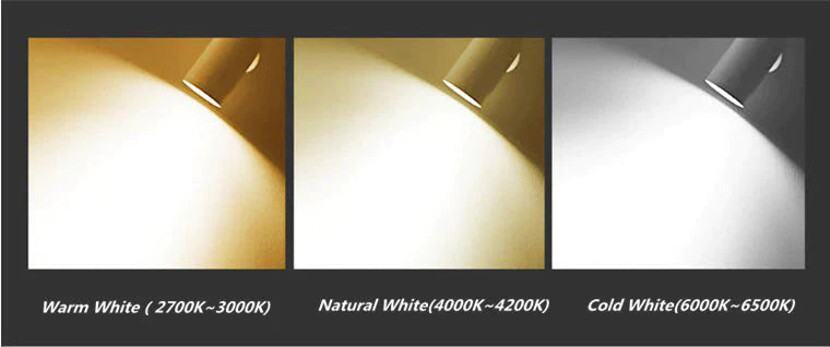 Dimmbare rotierende LED-Downlights 10 W, 15 W, 20 W, COB-LED-Deckenstrahler, LED-Wandleuchte, warm-kaltweiße Innenbeleuchtung