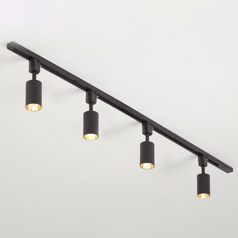 Buisvormige LED-raillamp in Scandinavische stijl - Moderne metalen woonkamerspot
