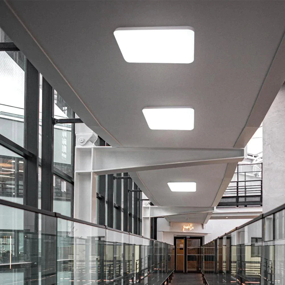 Plafonnier LED avec détecteur de mouvement, 30/36W, montage en Surface PIR, éclairage intérieur, maison, cuisine, balcon, entrée carrée, IP65