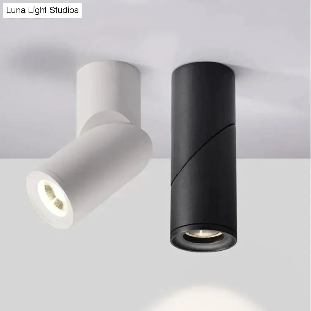 Dimmbare rotierende LED-Downlights 10 W, 15 W, 20 W, COB-LED-Deckenstrahler, LED-Wandleuchte, warm-kaltweiße Innenbeleuchtung