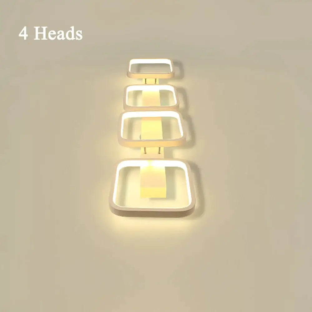 Plafonnier Led lampe moderne salon luminaire chambre cuisine montage en Surface panneau affleurant 3 têtes