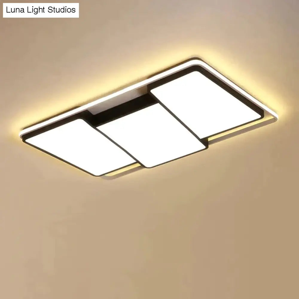 Plafonniers modernes à distance Dimmable plafonnier à LED luminaire pour salle à manger salon chambre cuisine décoration de la maison lumière