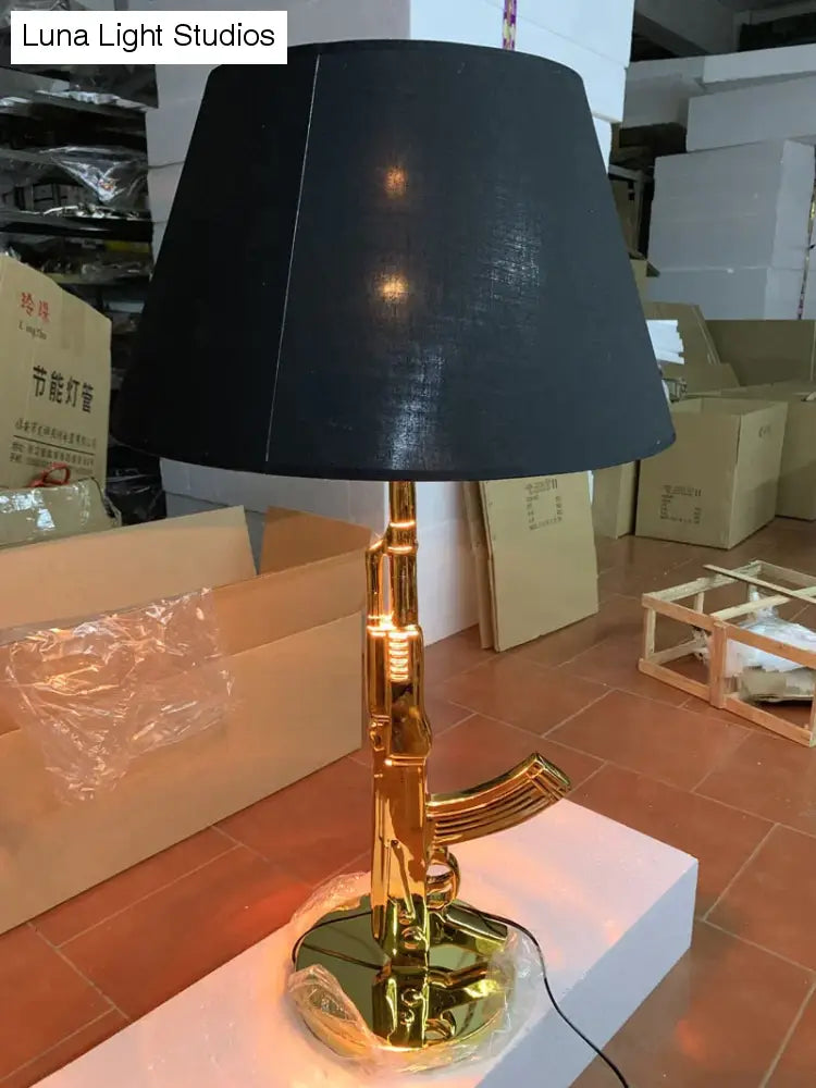 Nordic Modern AK47 Gun_Lounge Silbrig Gold Glanz Schlafzimmerlampe LED Stehlampen Kinder Kinderzimmer Leuchten Home Loft Dekor