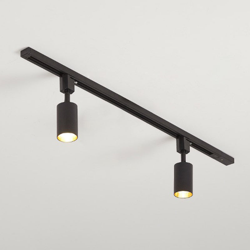 Buisvormige LED-raillamp in Scandinavische stijl - Moderne metalen woonkamerspot