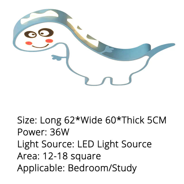 Nieuwe Dinasour Moderne Led Plafondverlichting Lamp Voor Kind Slaapkamer Studeerkamer Babykamer Afstandsbediening Cartoon Designer Lamparas