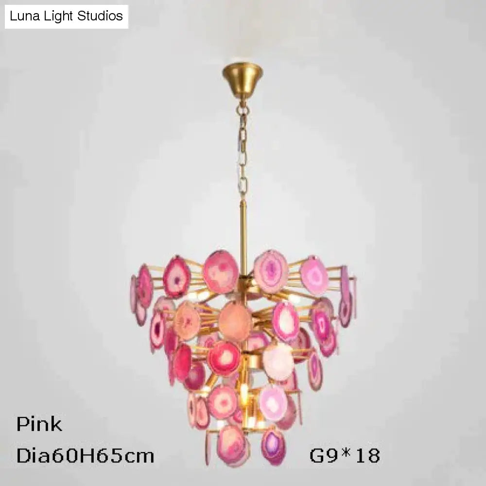 Led G9 Postmoderno Ferro Agata Designer Lampada a LED Luce a LED. Luci a sospensione. Lampada a sospensione. Lampada a sospensione per sala da pranzo Foyer Store