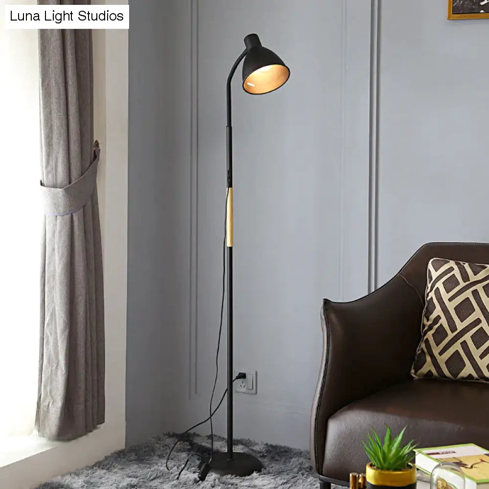 Lampada da terra semplice a LED per soggiorno Lampada da comodino per studio Lampada da terra per camera da letto
