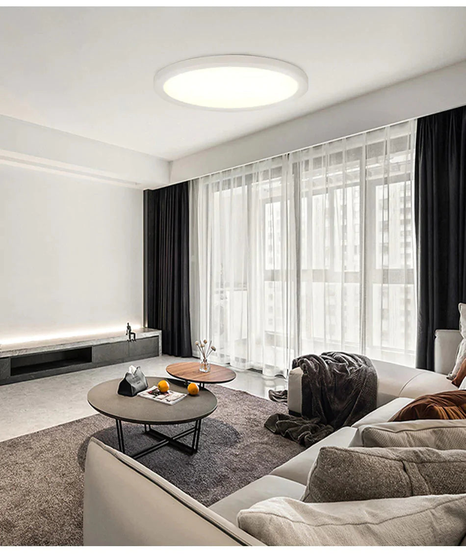 Moderne LED-Deckenleuchte, Panel-Lampe, oberflächenmontiert, 6 W, 9 W, 13 W, 18 W, 24 W, 36 W, 48 W, Downlight für Zuhause, Wohnzimmer, Küche