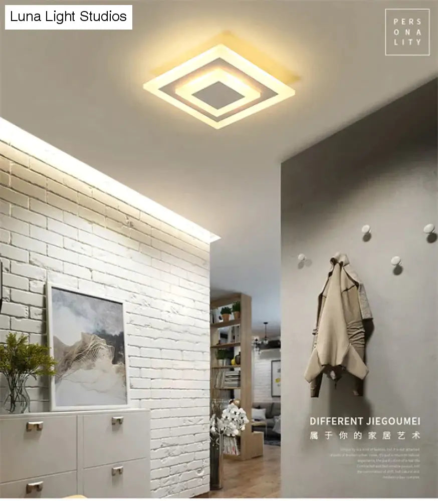 LED-plafondverlichting Lampara Techo Dormitorio Dimbaar Opbouwmontage Inbouw Voor Keuken Gang Badkamer Studie Modern plafon led
