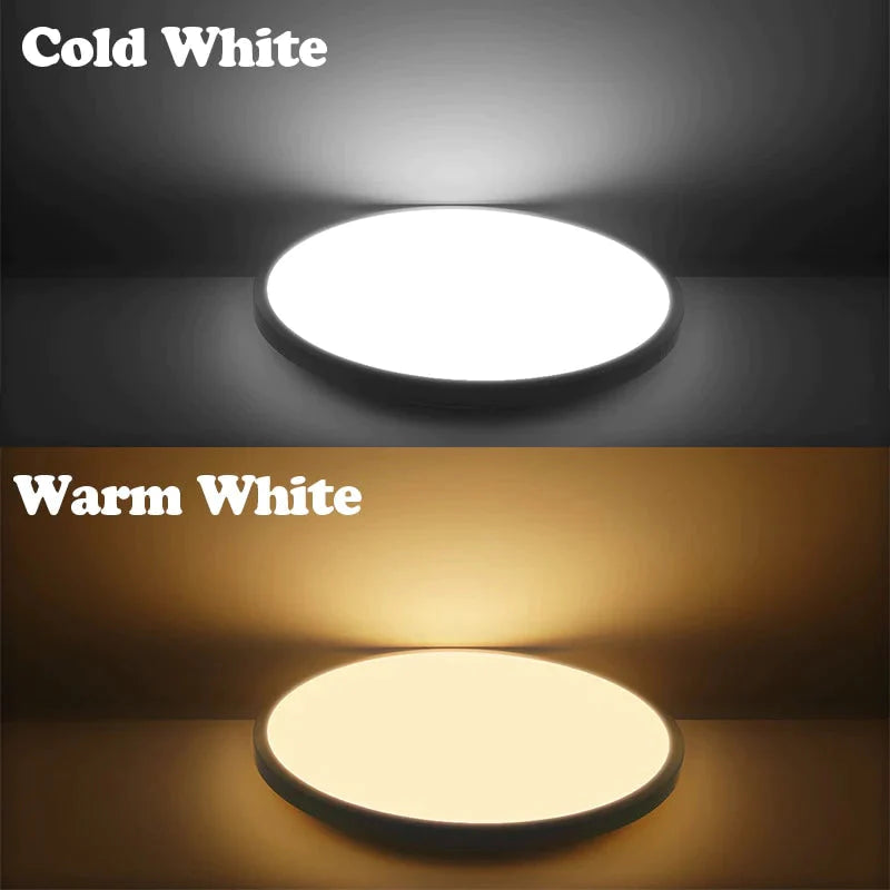 Plafoniere a led Moderne lampade da soffitto a LED Lampade a pannello tondo 12W 24W per soggiorno cucina