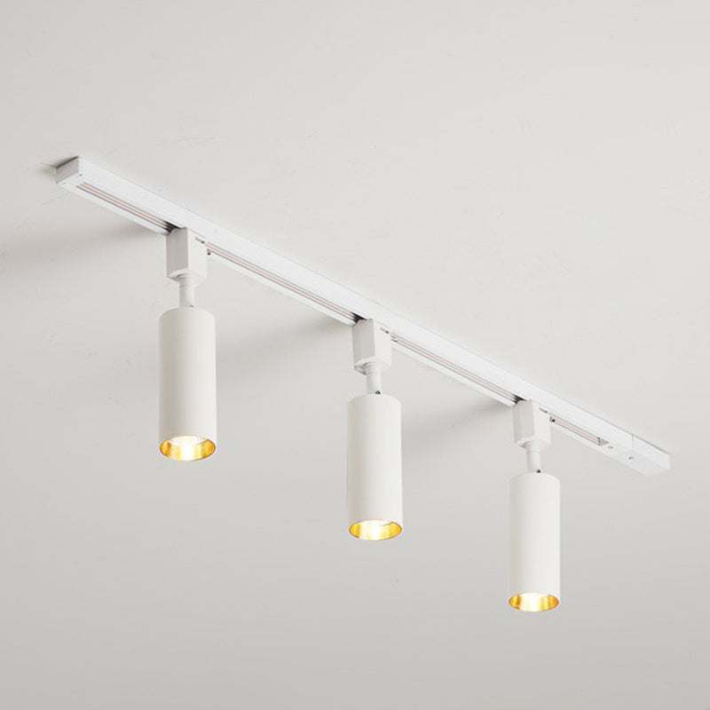 Buisvormige LED-raillamp in Scandinavische stijl - Moderne metalen woonkamerspot