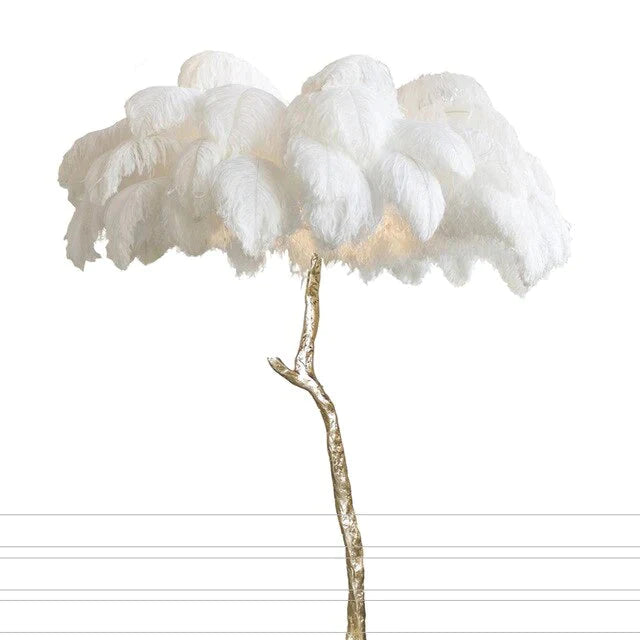 Moderne luxe verenvloerlamp Woonkamerdecoratie Vloerlamp Standlicht Decoratieve staande lamp Binnenslaapkamerverlichting