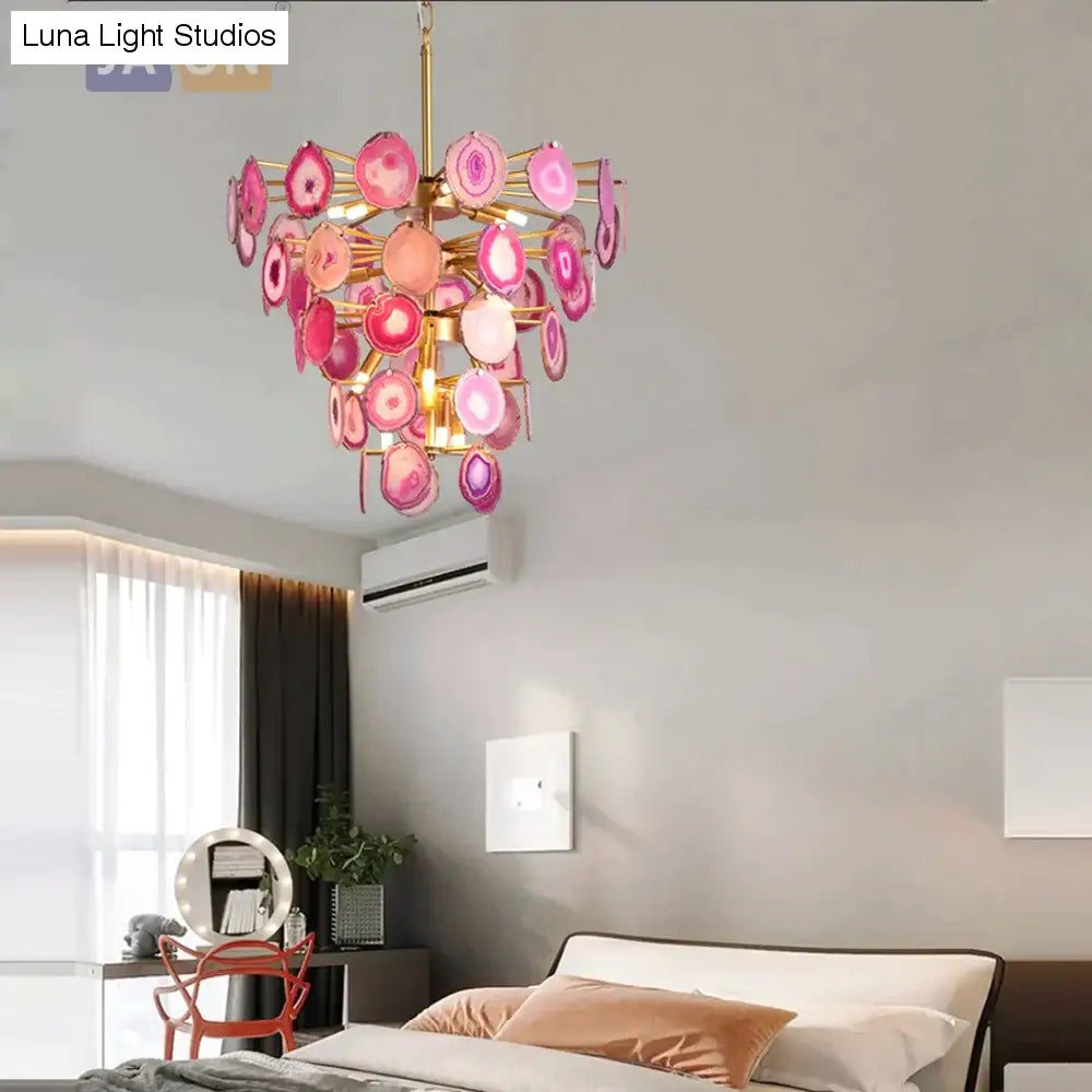 Led G9 Postmodern Iron Agate Designer LED Lamp LED Light.Pendant Lights.Pendant Lamp.Pendant light For Dinning Room Foyer Store