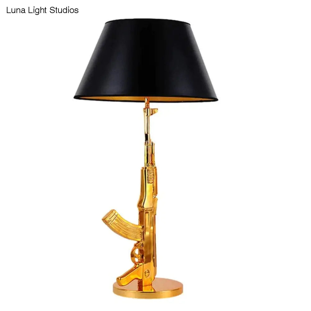 Nordic Modern AK47 Gun_Lounge Silbrig Gold Glanz Schlafzimmerlampe LED Stehlampen Kinder Kinderzimmer Leuchten Home Loft Dekor