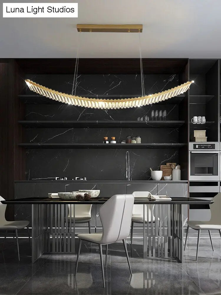 Shopia - Lustre à suspension en cristal de luxe - Conception d'éclairage moderne