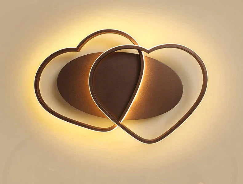 Led kroonluchter plafondlamp moderne verlichting plafondlamp hartvormig licht voor woonkamer kinderkamer restaurant badkamer