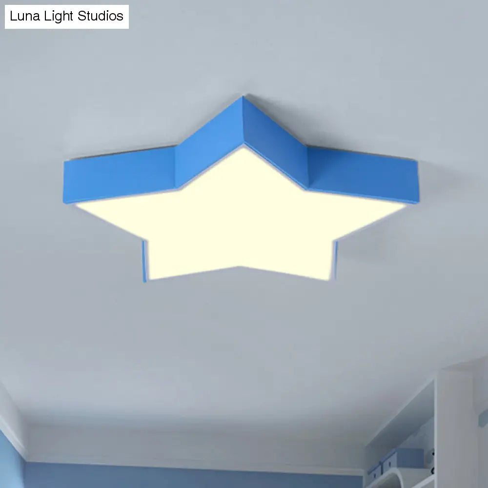 Sternennächte: Simplicity LED-Einbauleuchte mit Acryl-Finish für Kinderzimmerdecken