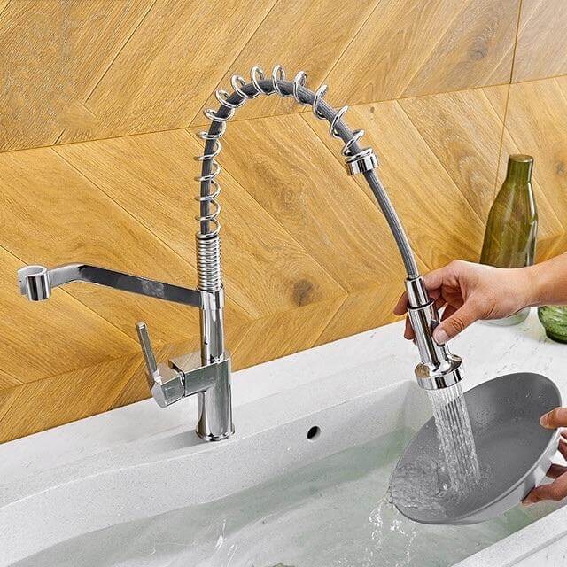 HydroBliss – sygnowany, wiosenny kran kuchenny