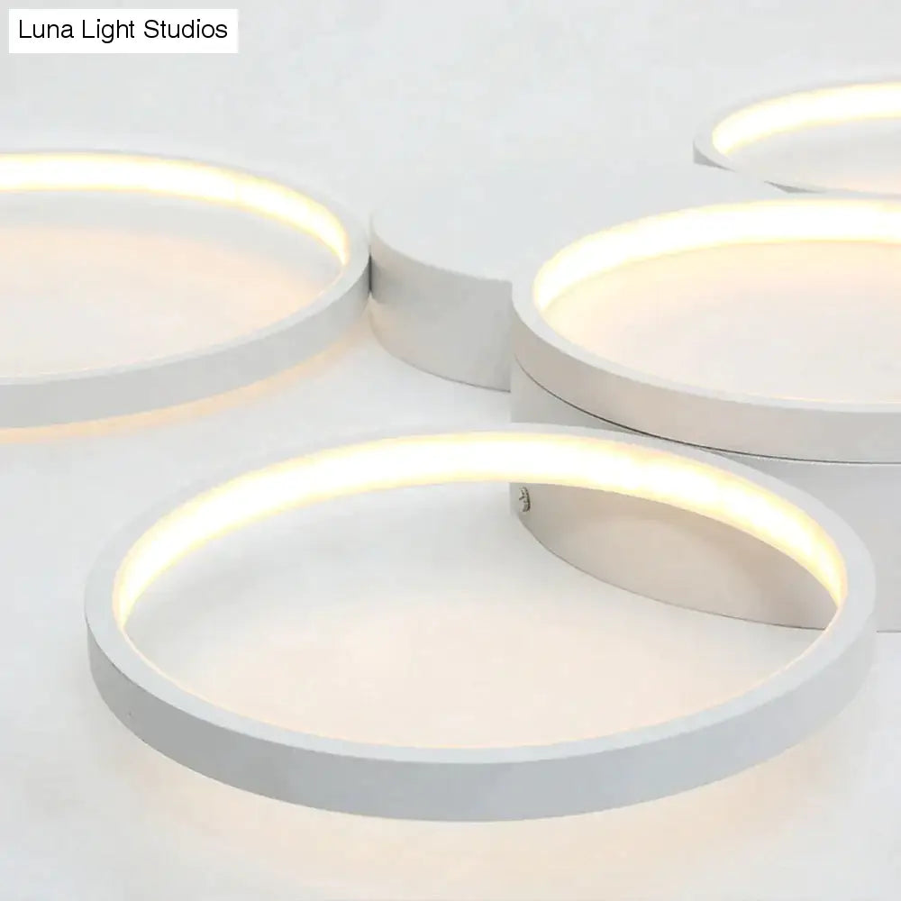 Moderne runde LED-Deckenleuchten Schlafzimmer Esszimmer Deckenleuchten Küche Plafondlamp Oberflächenmontage Fernbedienung Lamparas
