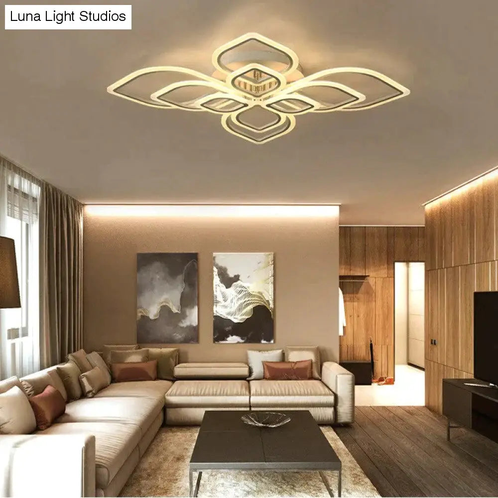 Moderne plafondverlichting LED-lamp voor woonkamer slaapkamer studeerkamer witte kleur opbouw plafondlamp deco