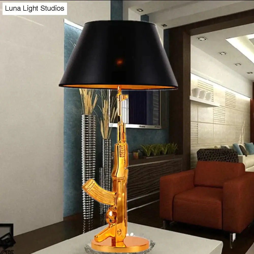 Nordic Modern AK47 Gun_Lounge Silbrig Gold Glanz Schlafzimmerlampe LED Stehlampen Kinder Kinderzimmer Leuchten Home Loft Dekor